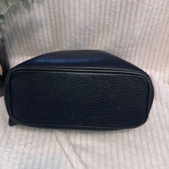 Coach VINTAGE 90’s  Black pebbled  Leather Shoulder Bag No-4924 NO CALLOUTS - Picture 3 of 13